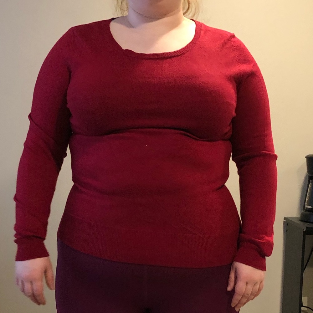 Red sweater